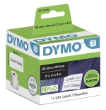 Etiquetas dymo label writer papel para envio 220 unidades blancas de 101x54 mm