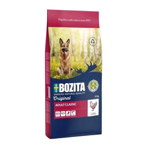 Alimento seco para perros bozita original adult classic chicken  12kg