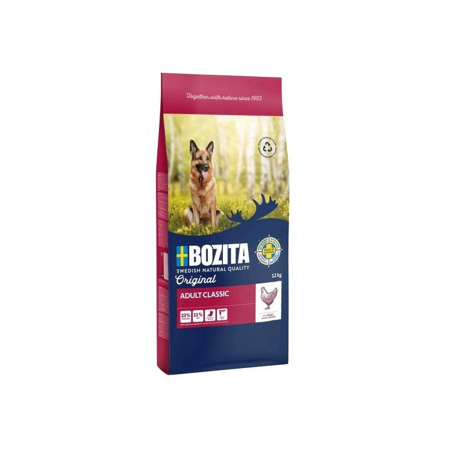Alimento seco para perros bozita original adult classic chicken  12kg