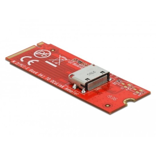 Delock m.2 key m a 1 x oculink sff-8612 convertidor, tarjeta de interfaz 64106