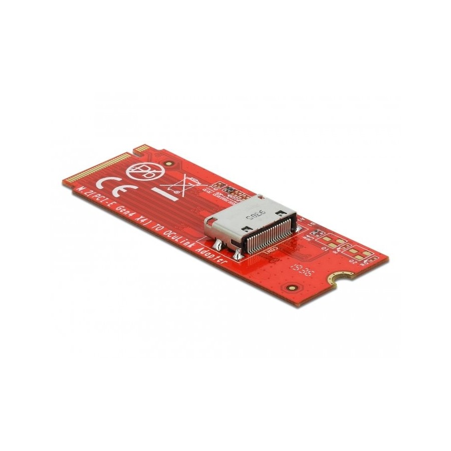 Delock m.2 key m a 1 x oculink sff-8612 convertidor, tarjeta de interfaz 64106