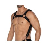 Arnés h4rness05  de pecho neon negro talla única