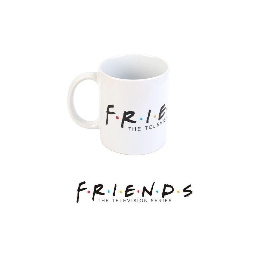 Amigos - taza de cerámica en caja de regalo 350 ml (blanco)