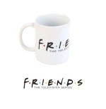 Amigos - taza de cerámica en caja de regalo 350 ml (blanco)
