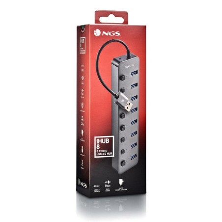 Hub usb ngs ihub8 8xusb 3.0