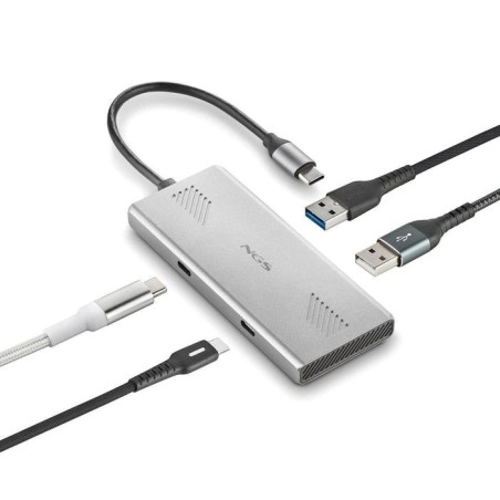 Hub usb tipo-c ngs wonderduo-c 2xusb 2xusb tipo-c