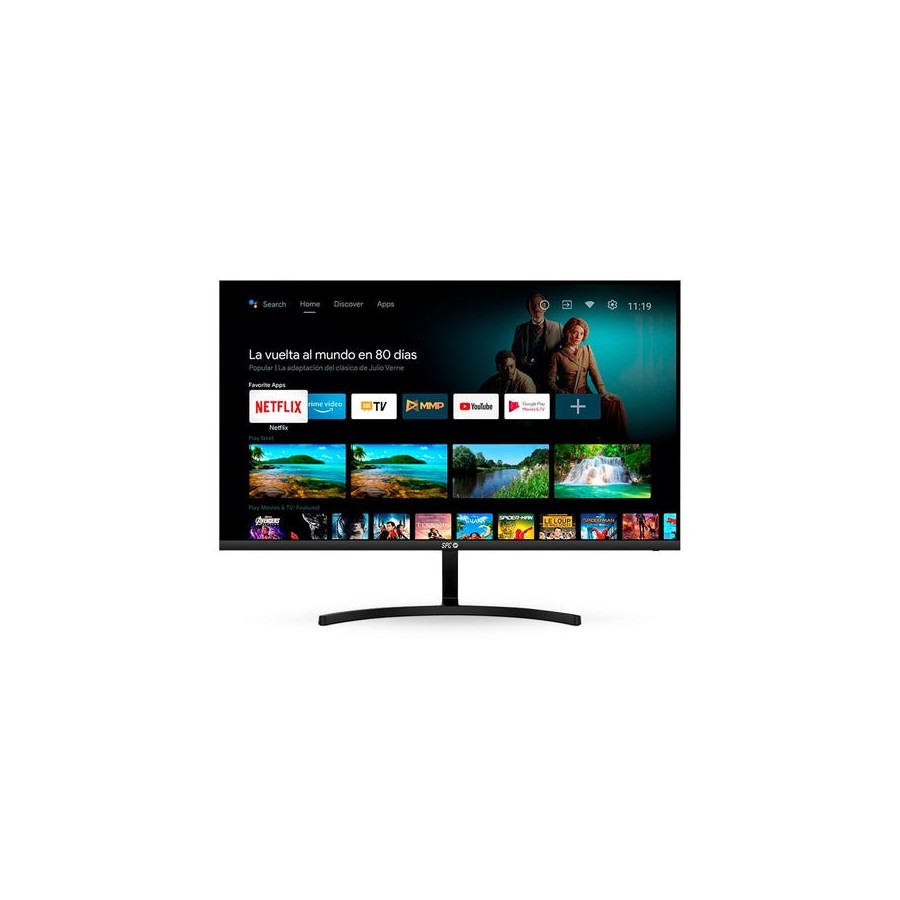 Smart monitor spc 900027n 27' full hd smart tv multimedia negro