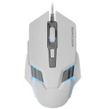 Ratón gaming mars gaming mm024 hasta 4000 dpi blanco