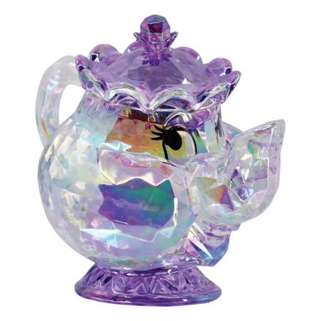 Figura acrílica enesco disney la bella y la bestia mrs. potts