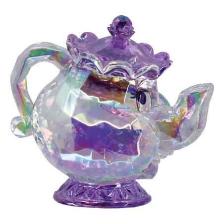 Figura acrílica enesco disney la bella y la bestia mrs. potts