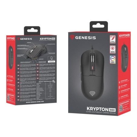 Raton gaming genesis krypton 660 rgb sensor pmw3327 12.000 dpi