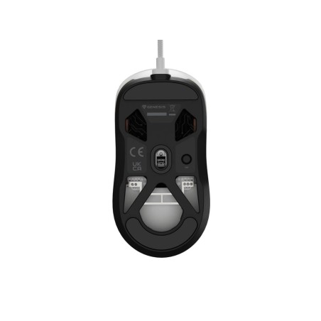 Raton gaming genesis krypton 660 rgb sensor pmw3327 12.000 dpi blanco