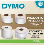 Etiquetas dymo label writer  papel multifuncion. rollo de 1000 unidades blancas de 24x12mm