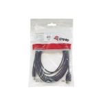 Cable usb-a 2.0 a usb-b 2m color negro