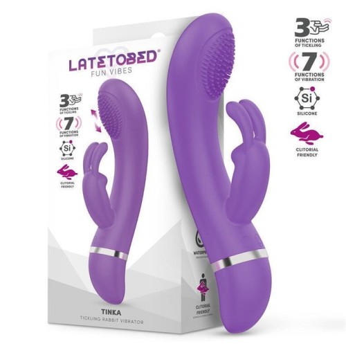 Vibrador  tinka con movimiento tickling