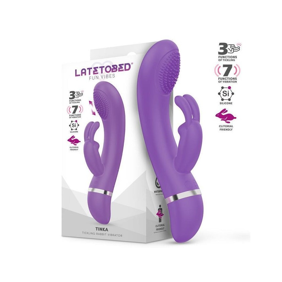 Vibrador  tinka con movimiento tickling