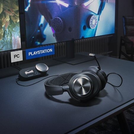 Auriculares  steelseries arctis nova pro  juego negro