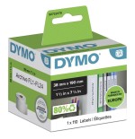 Dymo cinta de etiquetas lomo archivadores de 38x190mm (110 páginas) para rotuladora labelwriter