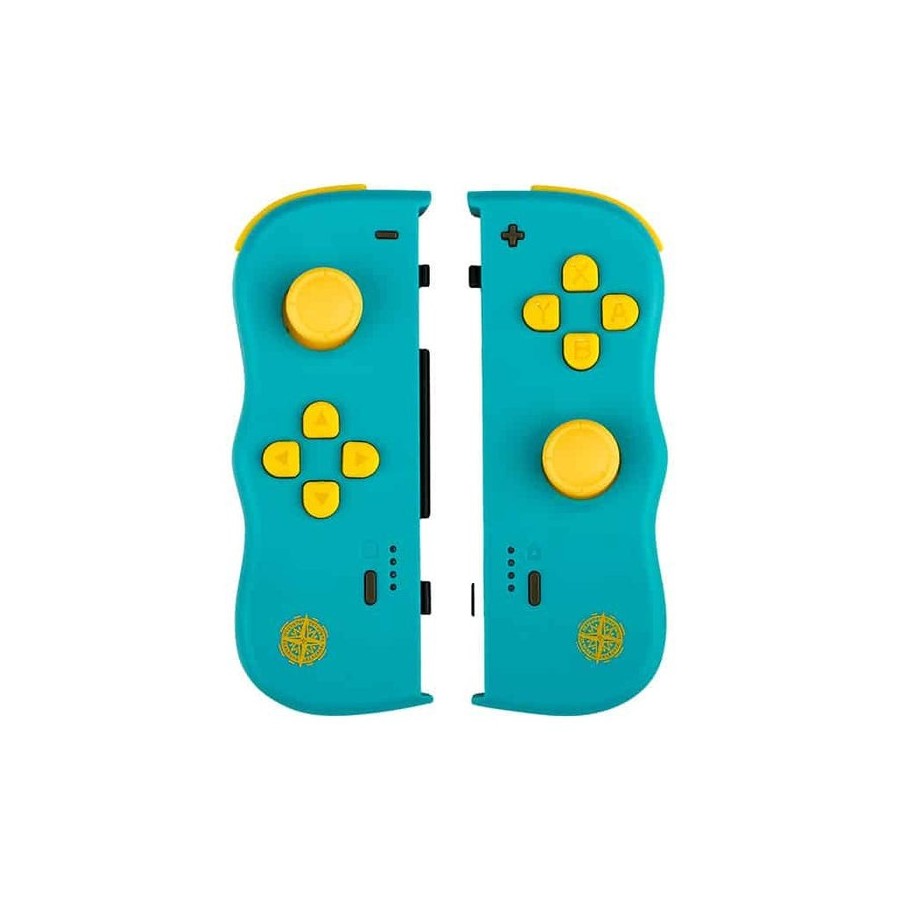 Lexip jvaswi00101 mando y volante turquesa, amarillo bluetooth gamepad analógico/digital nintendo switch, nintendo switch oled