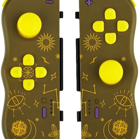 Lexip jvaswi00102 mando y volante marrón, amarillo bluetooth gamepad analógico/digital oled
