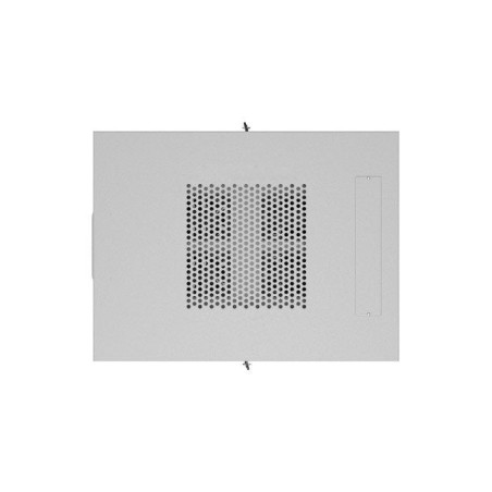 Gabinete rack 19'' 22u 600x800 gris puerta de cristal lcd flack pack