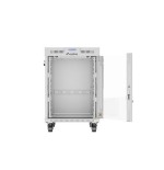 Lanberg armario rack independiente 19" 15u 600x800 puerta de cristal lcd flat pack gris v2