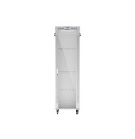 Lanberg armario rack independiente 19" 42u 600x800 puerta de cristal lcd flat pack gris v2