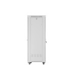 Lanberg armario rack independiente 19" 42u 600x800 puerta de cristal lcd flat pack gris v2