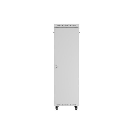 Lanberg armario rack independiente 19" 42u 600x800 puerta de cristal lcd flat pack gris v2
