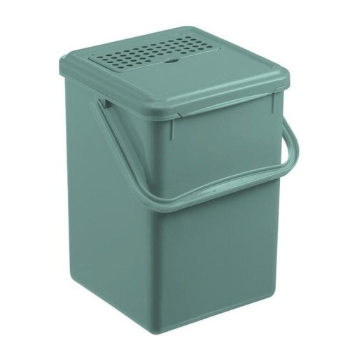 Cubo compost 9l con filtro carbón verde muérdago bio
