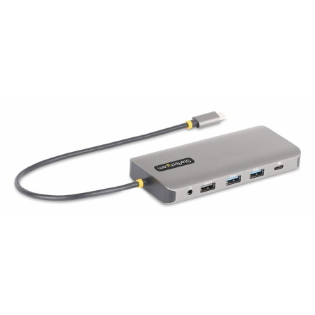 Startech.com usb-c triple-monitor multiport adaptador, hdmi/dp/card reader - dockingstation - usb-c 3.2 gen 1 / thunderbol