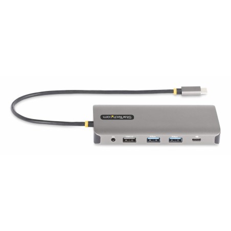 Startech.com usb-c triple-monitor multiport adaptador, hdmi/dp/card reader - dockingstation - usb-c 3.2 gen 1 / thunderbol