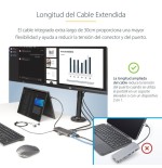 Startech.com usb-c triple-monitor multiport adaptador, hdmi/dp/card reader - dockingstation - usb-c 3.2 gen 1 / thunderbol