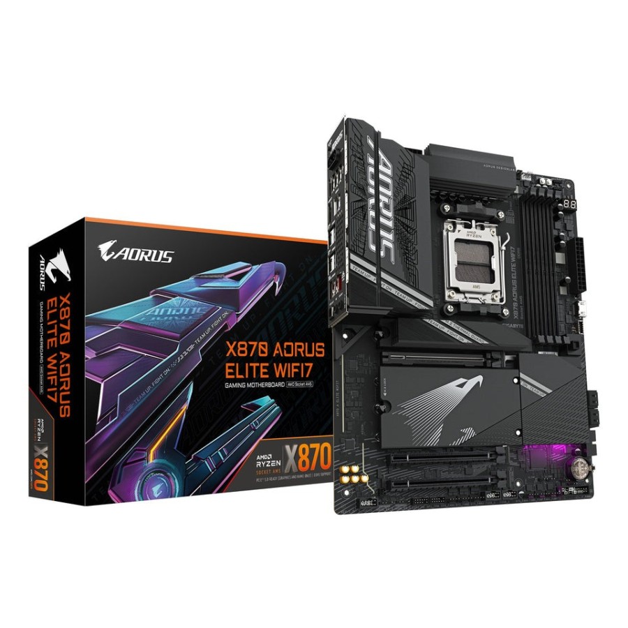 Placa base gigabyte x870 aorus elite wifi7 am5 atx 4xddr5