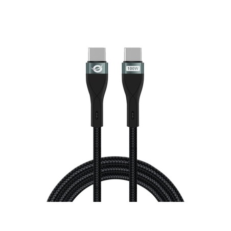 Cable usb-c macho a usb-c macho 1.2m conceptronic pd 3.0 100w 20v 5a 480mbps e-mark