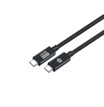 Cable usb-c macho a usb-c macho 2m conceptronic usb 4.0 gen 3 240w 48v 5a 40gbps e-mark