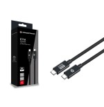 Cable usb-c macho a usb-c macho 2m conceptronic usb 4.0 gen 3 240w 48v 5a 40gbps e-mark