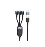 Cable usb 3in1 2m conceptronic pd 3.0 100w 20v 5a  480mbps e-mark