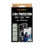 Panzerglass 3 en 1 película de vidrio para pantalla y película para cámara para iphone 16 6.9" pro
