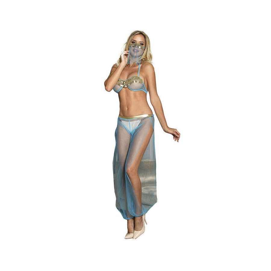 Subblime - set de lenceria india style azul l/xl