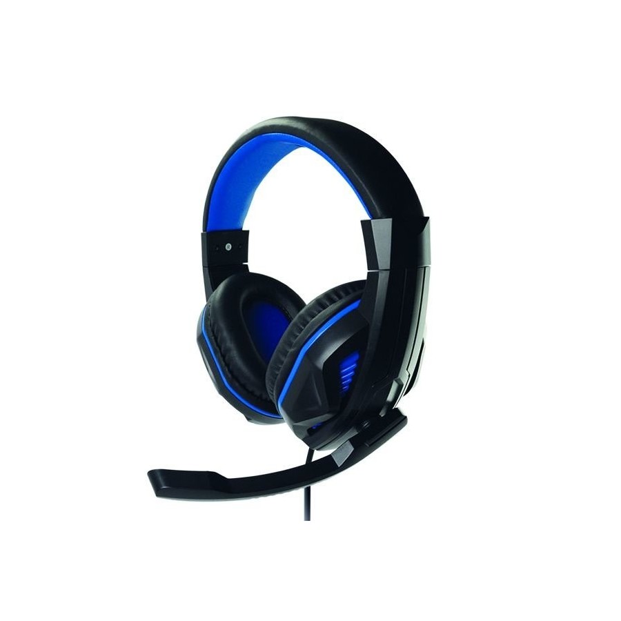 Auriculares steelplay hp41 alámbrico juego negro, azul