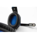Auriculares steelplay hp41 alámbrico juego negro, azul