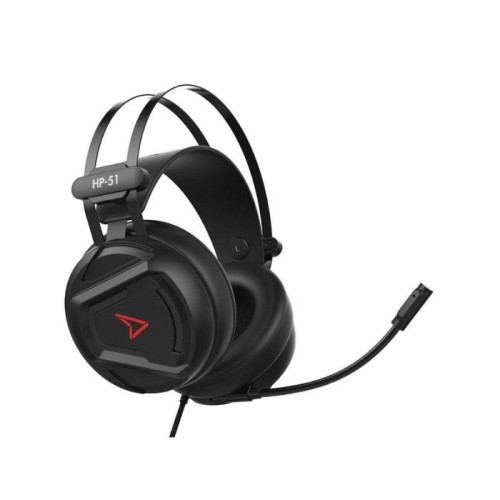 Auriculares steelplay hp51 alámbrico juego negro, rojo