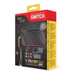 Kit de transporte y protección steelplay 11 en 1 + 2 fundas para joypad switch gratis