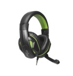 Auriculares steelplay hp45 alámbrico juego negro, verde