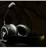 Auriculares lexip impulse inalámbrico y alámbrico juego bluetooth negro