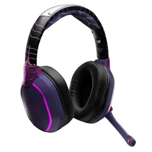 Auriculares lexip sasuke revenge inalámbrico y alámbrico  juego bluetooth negro, púrpura