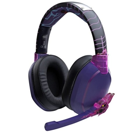 Auriculares lexip sasuke revenge inalámbrico y alámbrico  juego bluetooth negro, púrpura