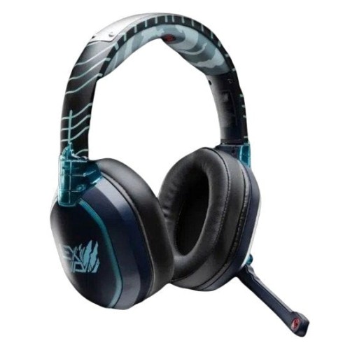 Auriculares lexip kakashi kamui inalámbrico y alámbrico juego bluetooth negro, azul