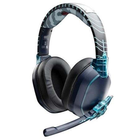 Auriculares lexip kakashi kamui inalámbrico y alámbrico juego bluetooth negro, azul